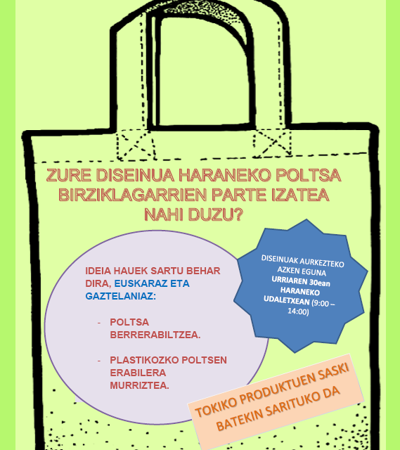 Concurso/Lehiaketa: Diseño de bolsas reciclables