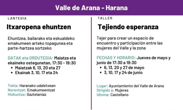 Tejiendo esperanza – Itxaropena ehuntzen