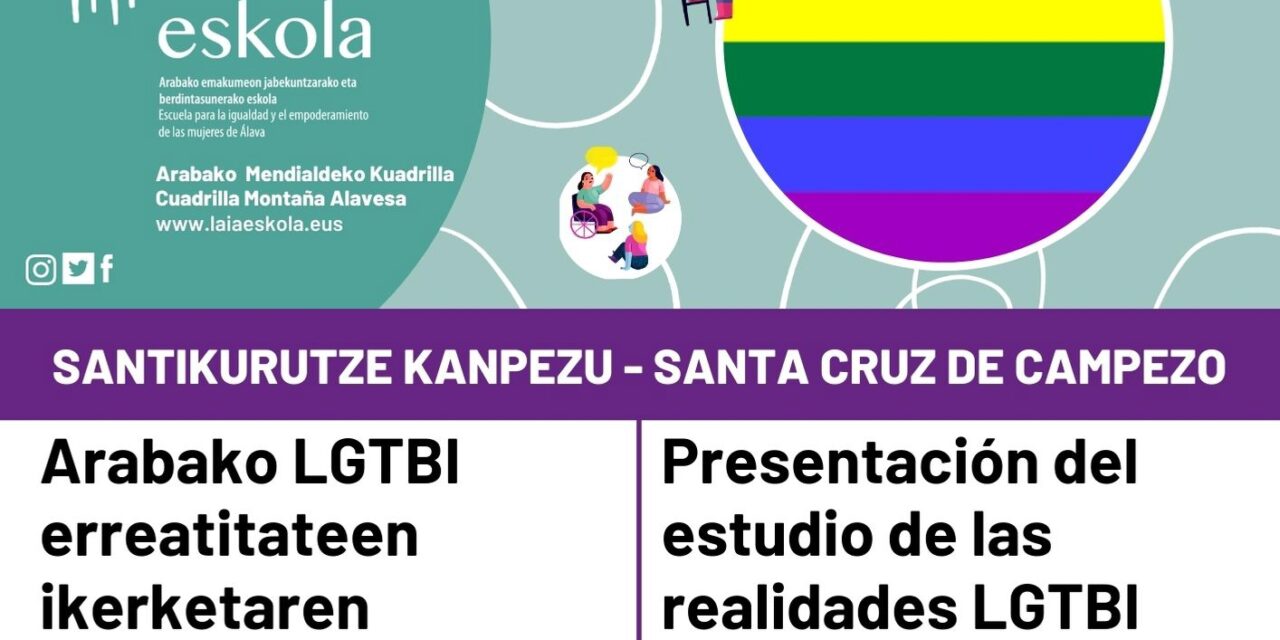 Presentación del estudio de las realidades LGTBI en Álava