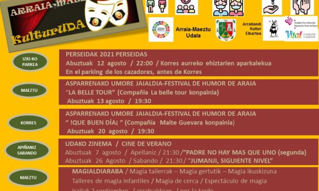 KulturUda Arraia-Maeztu 2021
