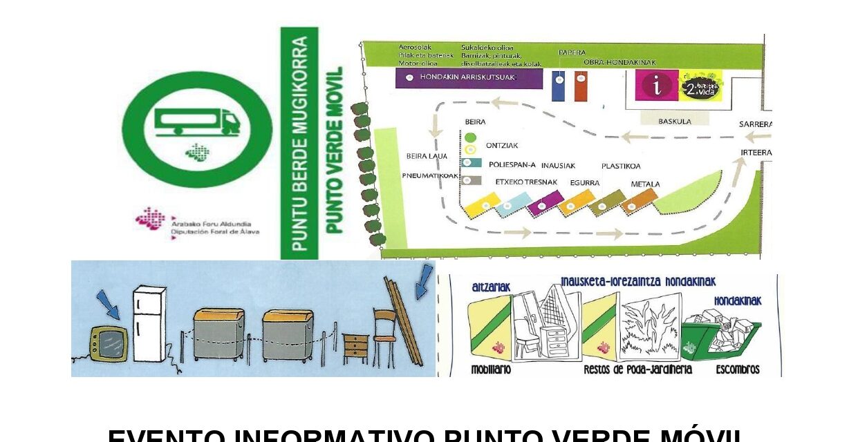 Evento informativo Punto Verde Móvil Peñacerrada
