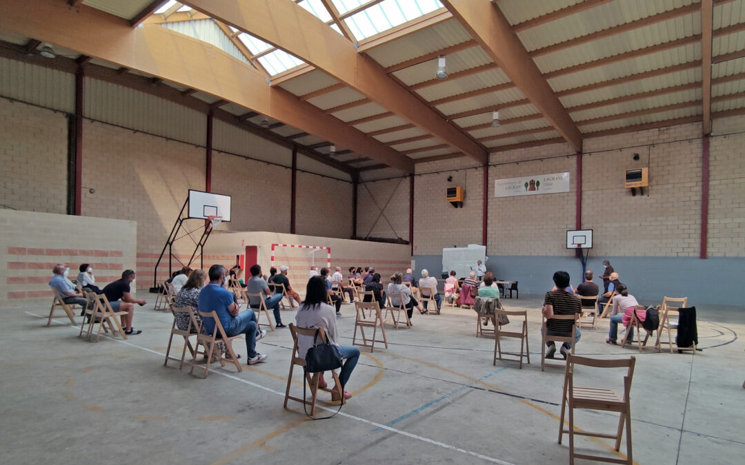 Entidades públicas y un grupo vecinal de Lagrán estudian posibilidades de crear comunidades energéticas