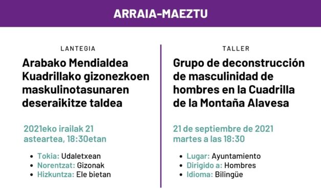 Taller – Lantegia: Grupo de deconstrucción de masculinidad