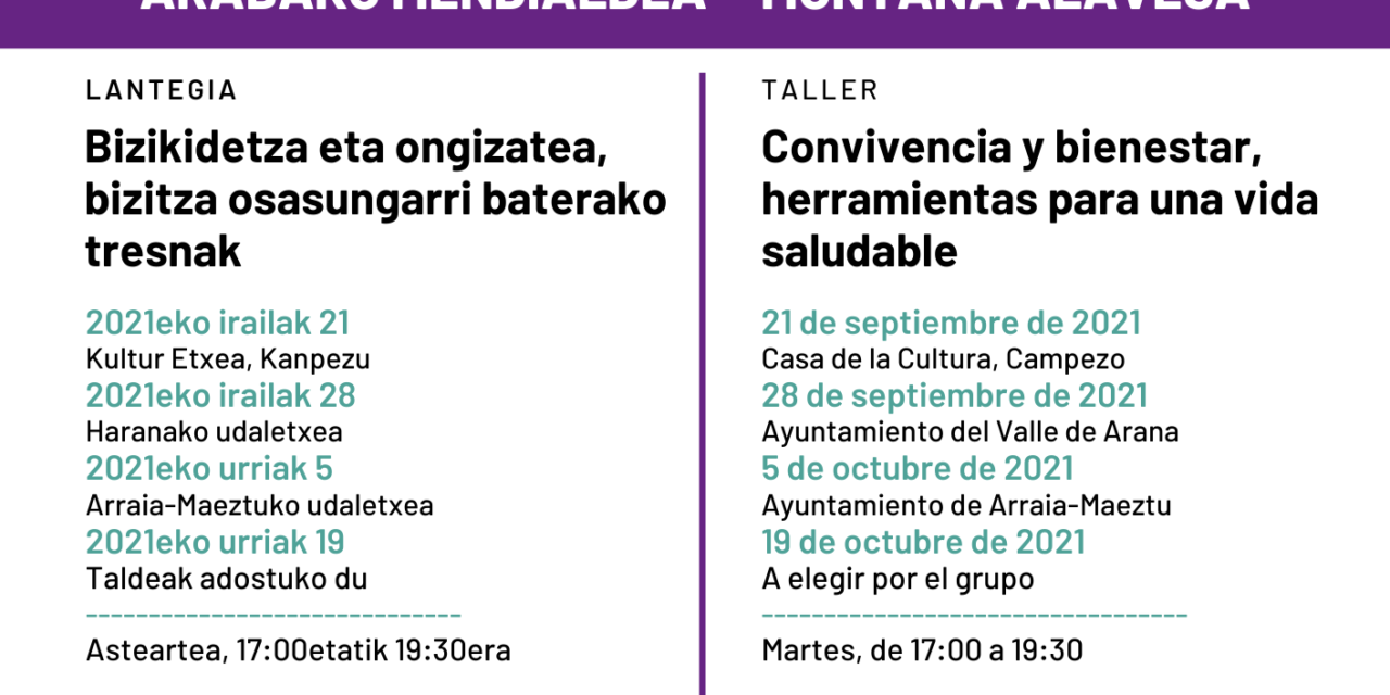 Taller-Lantegia: convivencia y bienestar, herramientas para una vida saludable