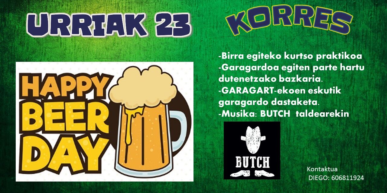 Garagardo Eguna (Korres, urriak 23 de octubre)