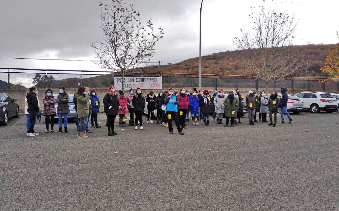 La huelga sigue en Altan Bernedo sin respuesta aún de la empresa en la reclamación de un convenio digno