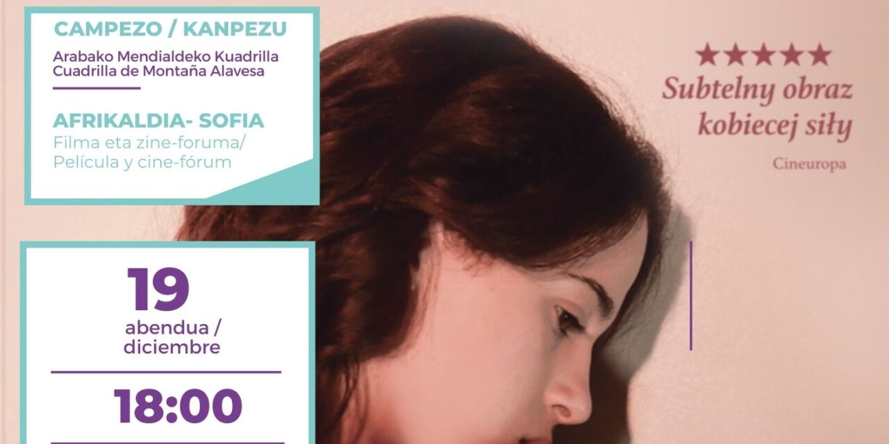 SOFIA – Cine fórum (Abenduak 19 de diciembre, 18:00)