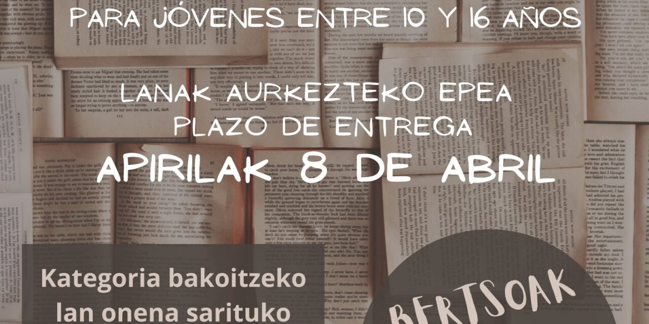 XV. Macaria Iriarte Literatur Lehiaketa.