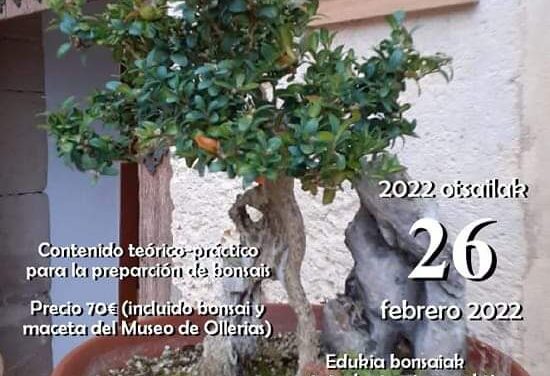 BONSAI: I Jornada de iniciación. Hastapeneko I. Jardunaldia (Otsailak 26 de febrero)