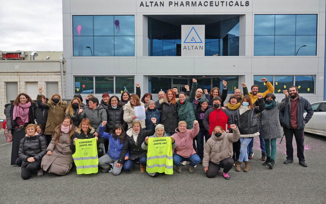 La plantilla de Altan Bernedo logra un convenio blindado con IPC gracias a más de 100 días de huelga