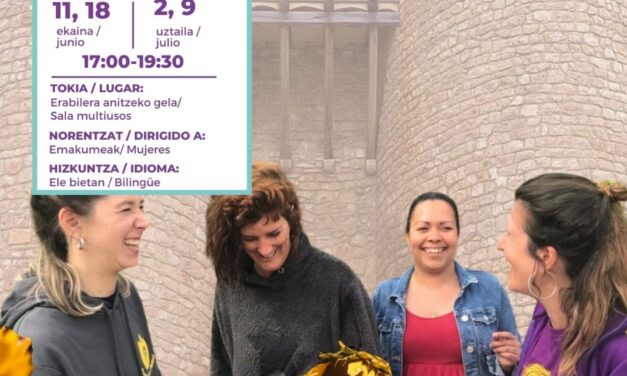 Mujereándonos: un espacio para mí. Andramenean gozatuz: niretzako espazio bat.