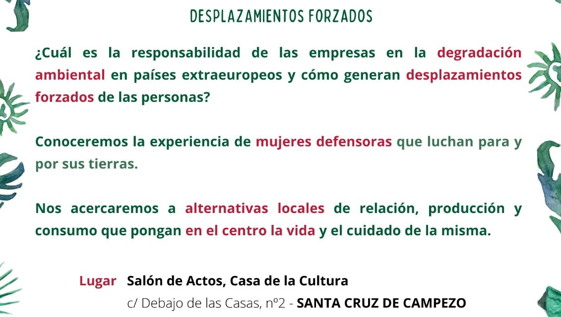 Construyendo alternativas ecofeministas (Kanpezu, ekainak 4 de junio)