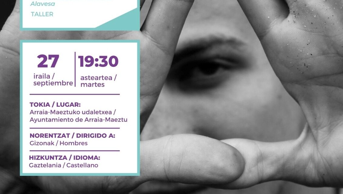 Gizonen taldea. Grupo de hombres (Maeztu, irailak 27 de septiembre)