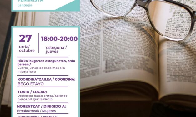 Club de lectura feminista la hora violeta (Maeztu, urriak 27 de octubre)