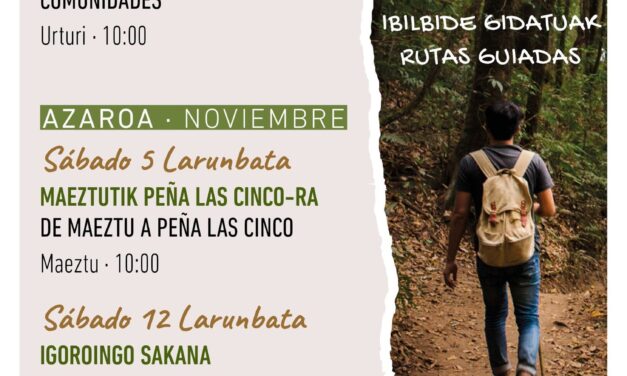 Rutas guiadas – Ibilbide gidatuak