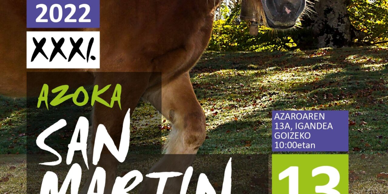 Feria de San Martín. San Martin Azoka.