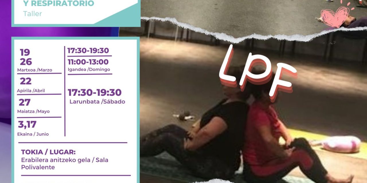 Taller: conecta con tu cuerpo y aumenta tu bienestar (Bernedo, martxoa-ekaina, marzo-junio)