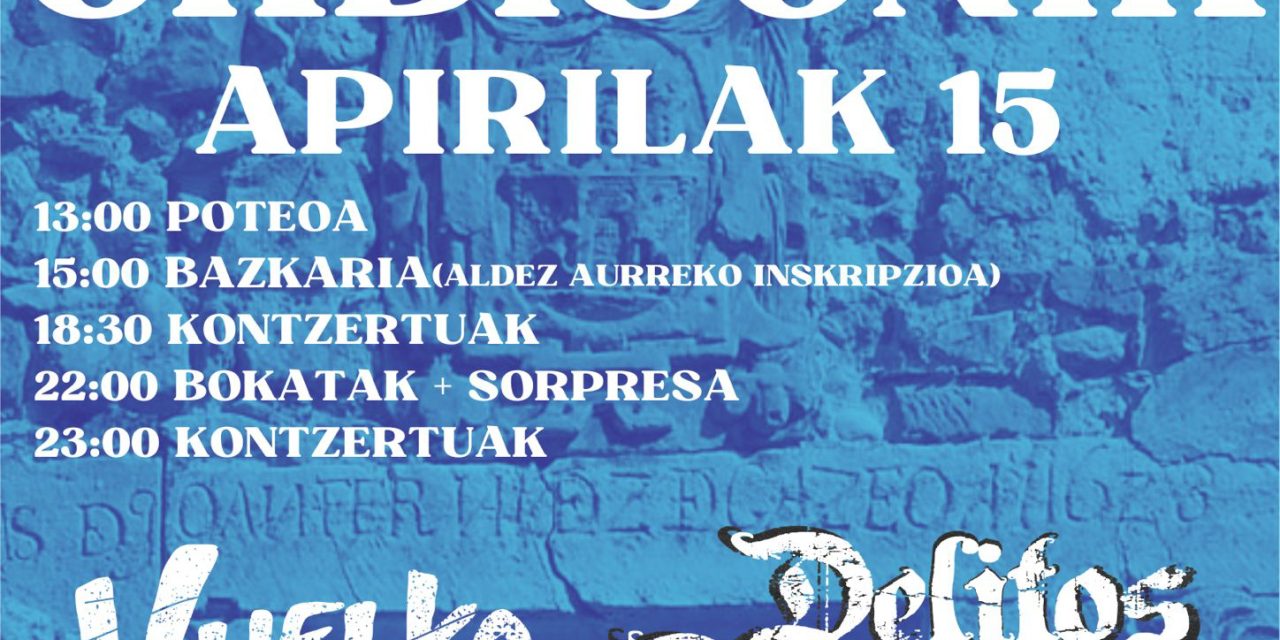 Orbisonik 2023 (Apirilak 15 de abril, Orbiso).