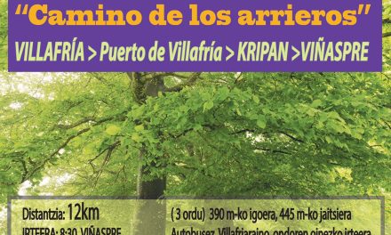 Camino de los Arrieros (Villafria-Viñaspre, apirilak 23 de abril)