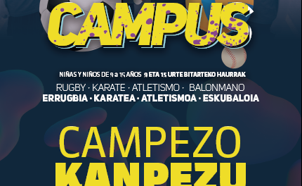 Campus Fundación Vital (Kanpezu, junio-julio / ekaina-uztaila).