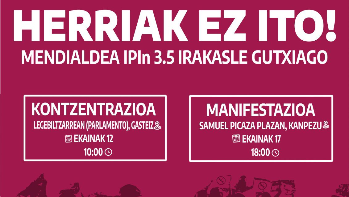 Murrizketarik ez!!! ¡¡¡No a los recortes!!!