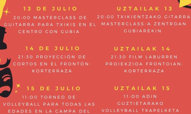 Semana Cultural. Aste Kulturala (Antoñana)