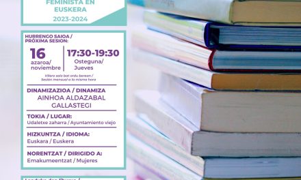 Irakurketa Klub Feminista Euskaraz (Maeztu, azaroak 16 de noviembre).