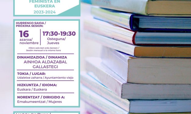 Irakurketa Klub Feminista Euskaraz (Maeztu, azaroak 16 de noviembre).