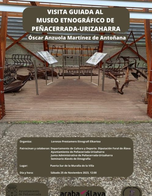 Visita guiada al museo etnográfico de Peñacerrada (Peñacerrada, azaroak 25 de noviembre)