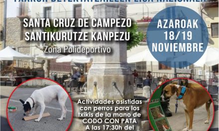 Copa Kultura Kanina. Liga nacional de perros detectores (Santa Cruz de Campezo, azaroak 18-19 de noviembre).