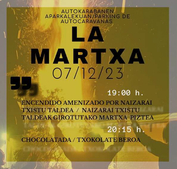 La Martxa (Lagrán, abenduak 7 de diciembre).
