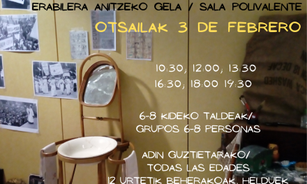 Berdintasunaren aldeko Escape Room por la igualdad (Bernedo, otsailak 3 de febrero).