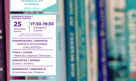 Irakurketa Klub Feminista Euskaraz (Maeztu, urtarrilak 25 de enero).