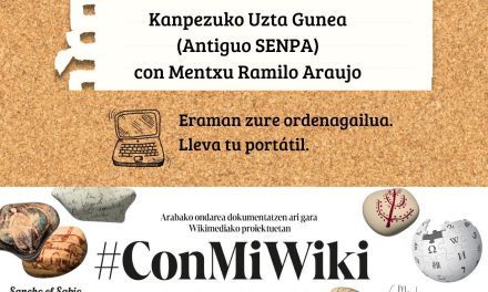 Wikitaller con Mentxu Ramilo Araujo (Santa Cruz de Campezo, urtarrilak 22 de enero).