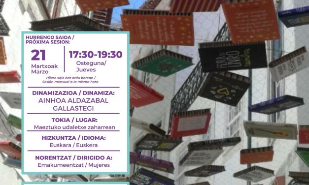 Irakurketa Klub Feminista Euskaraz (Maeztu, martxoak 21 de marzo).