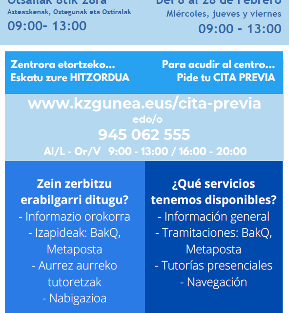 Kanpezu KZgunea Otsaila-Febrero.