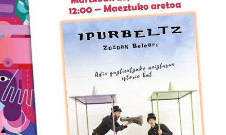 Ipurbeltz. Zozoak beleari (Maeztu, martxoak 23 de marzo).
