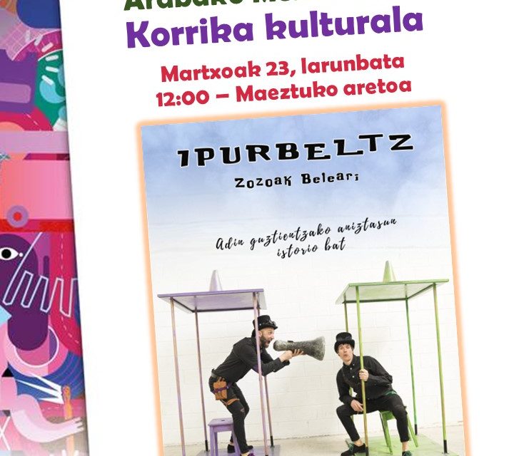 Ipurbeltz. Zozoak beleari (Maeztu, martxoak 23 de marzo).