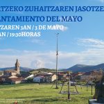 Maiatzeko Zuhaitzaren Jasotzea. Levantamiento del Mayo (San Vicente de Arana, maiatzak 3 de mayo).