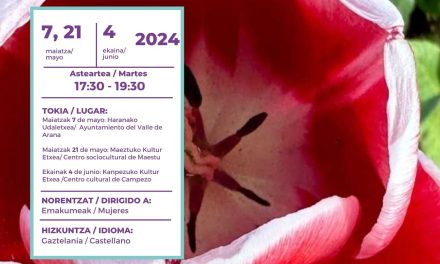 Martes para mí (Kanpezuko Kultur Etxea, ekainak 4 de junio).