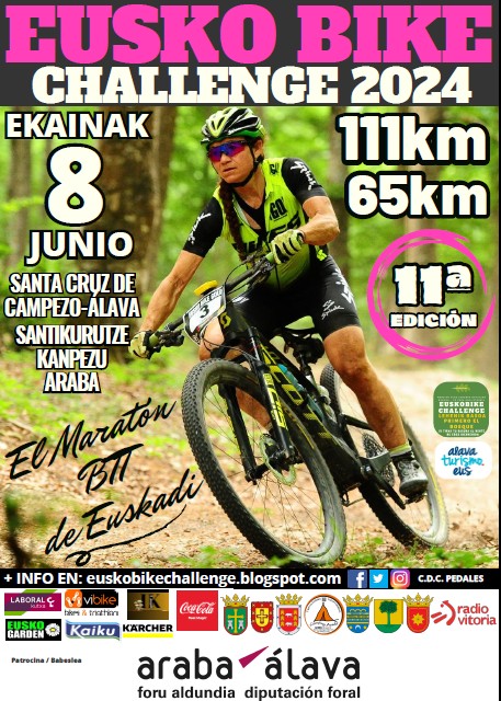 Eusko Bike Challenge 2024 (Santikurutze Kanpezu, ekainak 8 de junio).