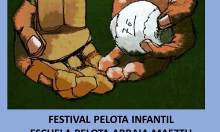 Haur pilota jaialdia. Arraia-Maeztu Pilota Eskola (Maeztu, maiatzak 12 de mayo).