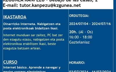 Cursos KZgunea ikastaroak.