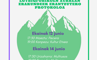 Aurkezpena/Presentación: Protocolo de respuesta Institucional frente a las violencias machistas y LGTBIQfóbicas
