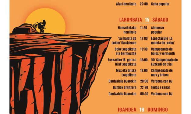 Sabandoko Jaiak. Fiestas de Sabando.