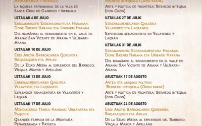 Ondare ibilbideak – Rutas patrimoniales.