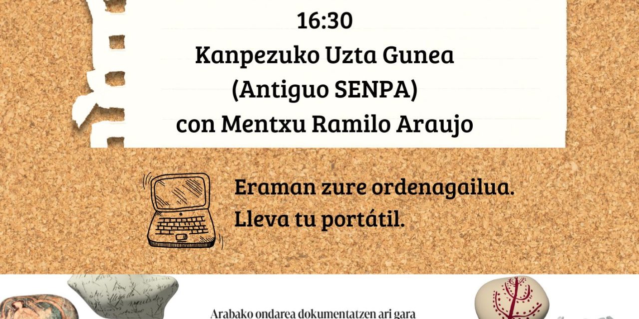 Wikitaller con Mentxu Ramilo Araujo (Santa Cruz de Campezo, ekainak 26 de junio).