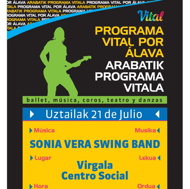 Sonia Vera Swing Band (Vírgala, uztailak 21 de julio).
