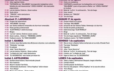Santikurutze Kanpezuko Jaiak 2024