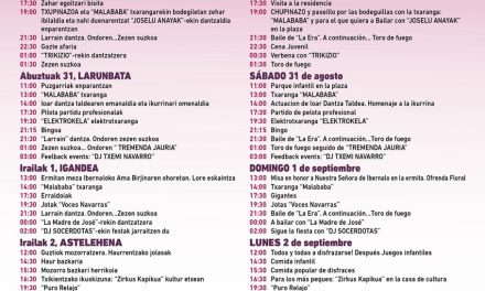 Santikurutze Kanpezuko Jaiak 2024